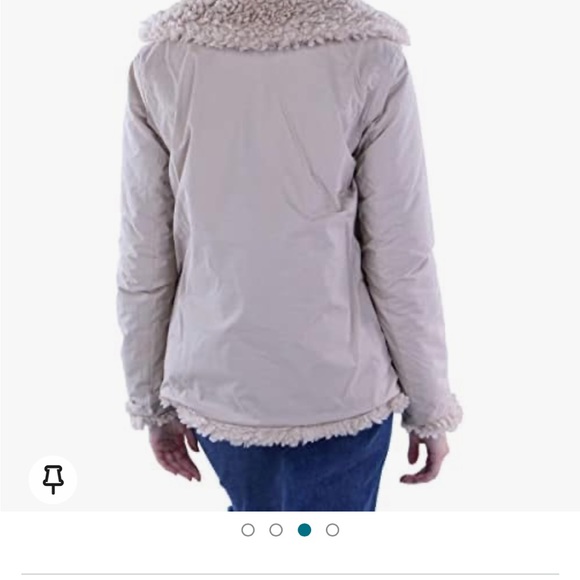 Kenzie Women's Faux Fur Reversible Coat - Picture 3 of 14